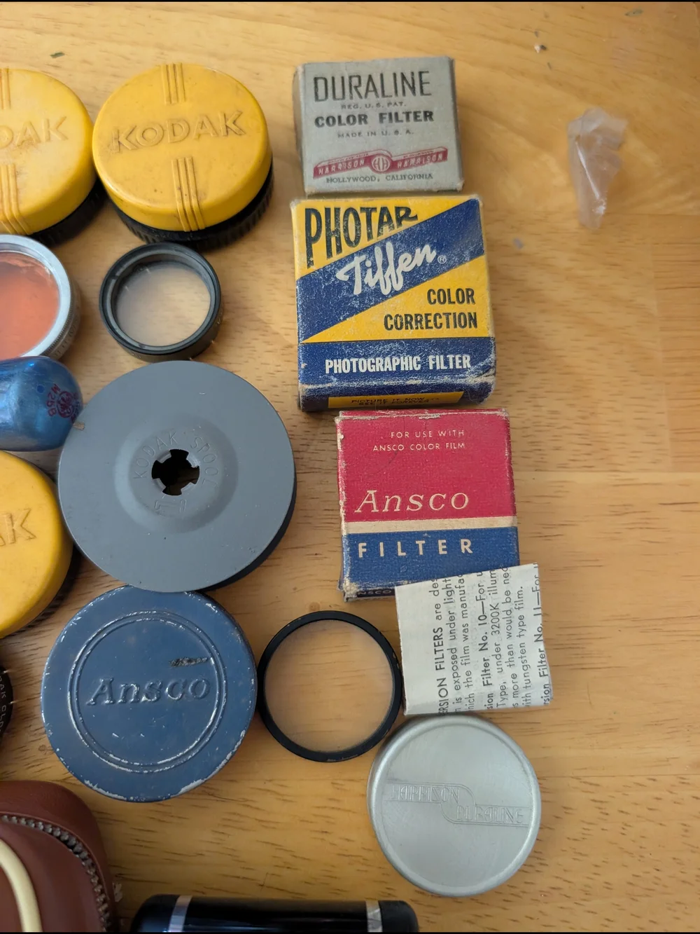 Huge Lot of Vintage Camera Photography Supplies Accessories Bulbs Kodak Filters
